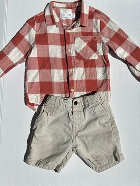 Zara Baby Boy  Shorts and shirt bundle